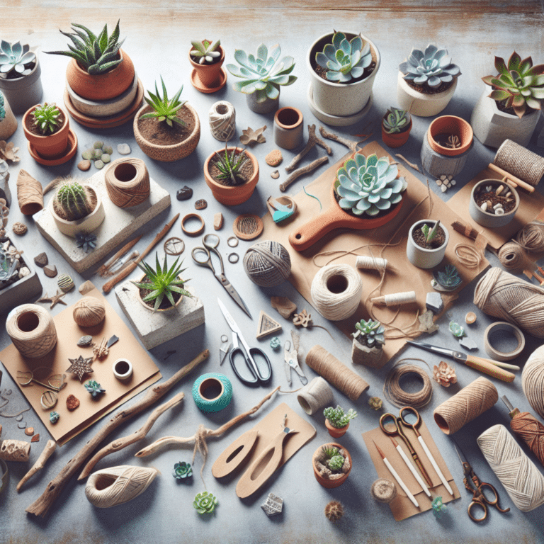 Bringing Nature Indoors: DIY Succulent Crafts