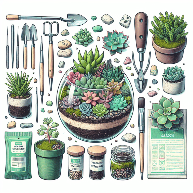 How to Make a Miniature Succulent Garden
