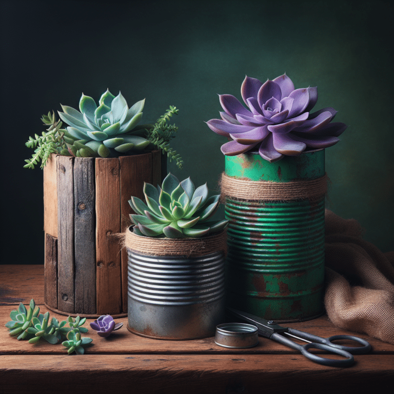 Transform Old Containers into Succulent Planters