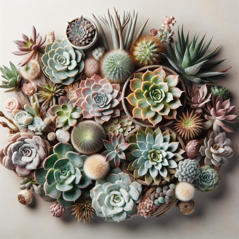 Succulent Arrangement Using Different Varieties