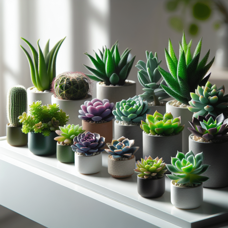 Mini Succulents for Indoor Gardening