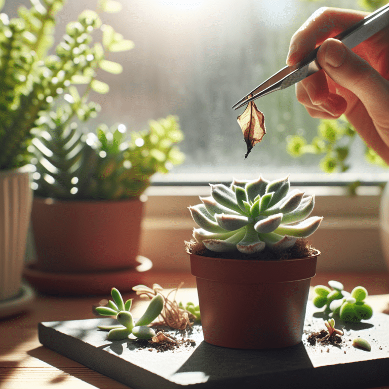 Saving a Dying Succulent: A Guide for Indoor Plant Lovers