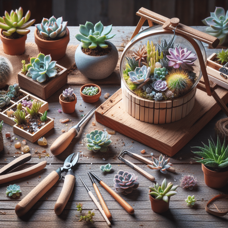 How to Make a Miniature Succulent Garden