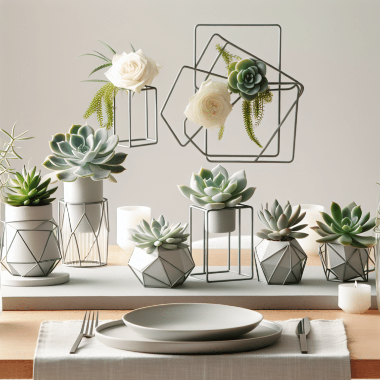 DIY Succulent Decor: Minimalist Design