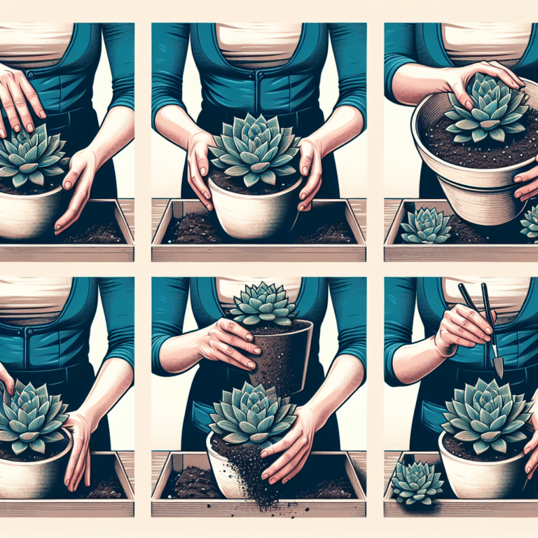 "Repotting Indoor Succulents Step by Step