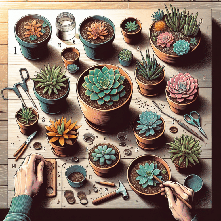 Repotting Indoor Succulents Step by Step