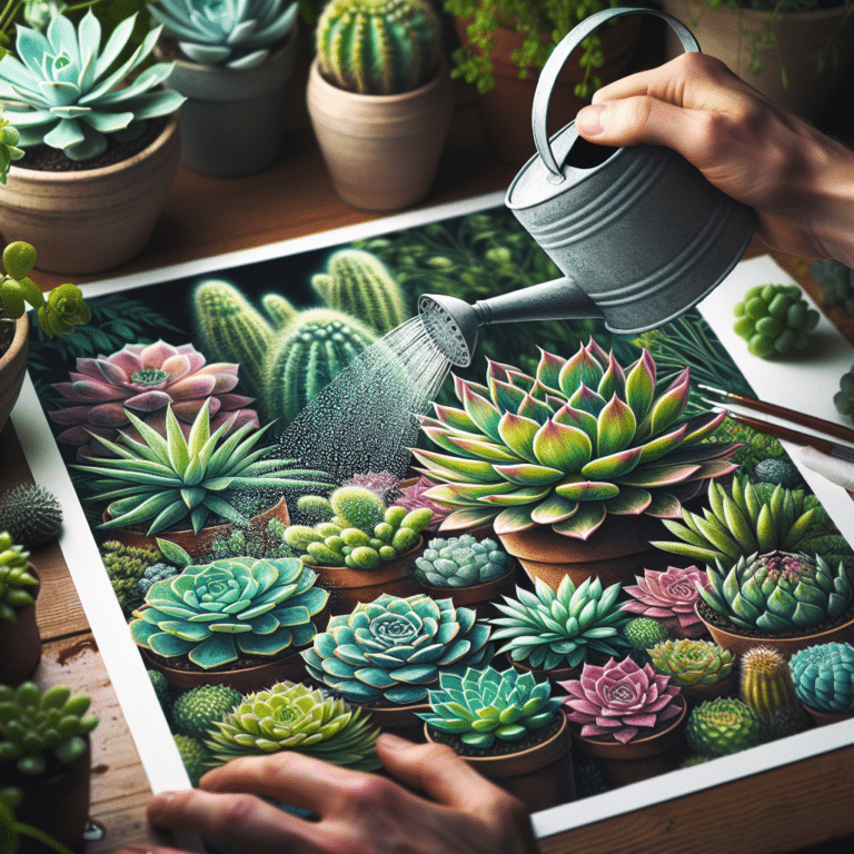 The Perfect Watering Frequency for Indoor Succulents