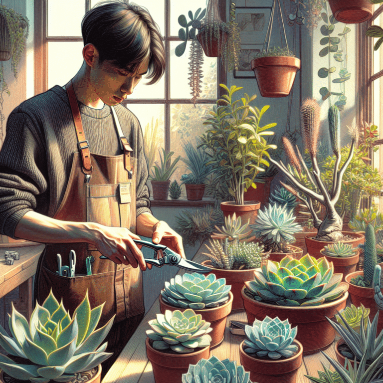  "How to Prune Indoor Succulents