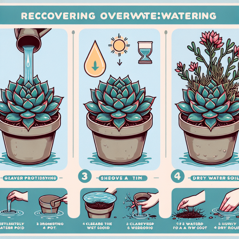 How to Recover Overwatered Succulents