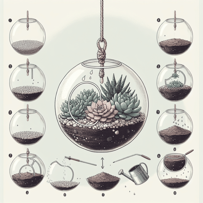 DIY Hanging Succulent Terrarium: A Step-by-Step Guide