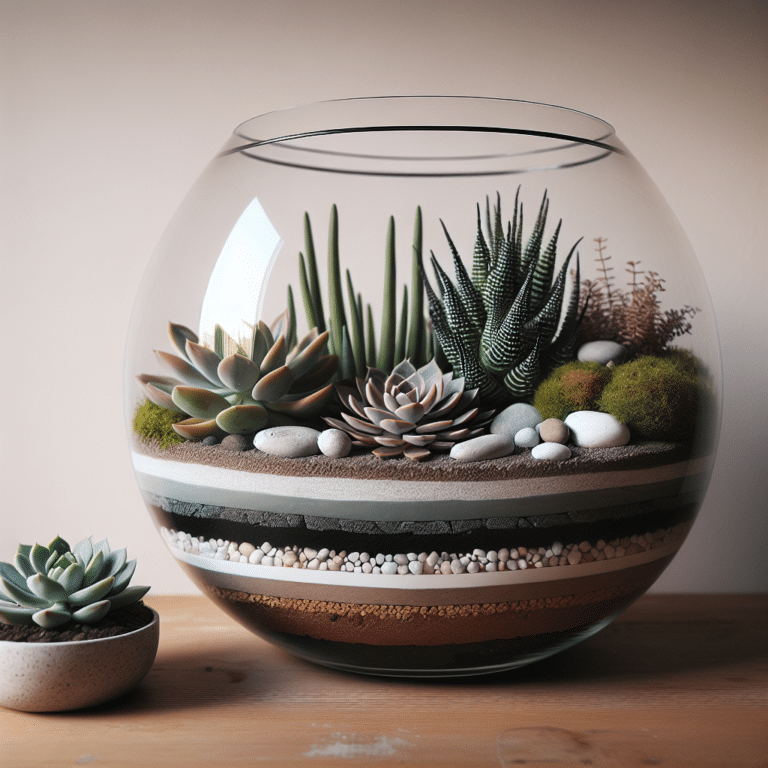 Making a Minimalist Succulent Terrarium: A Quick DIY Guide