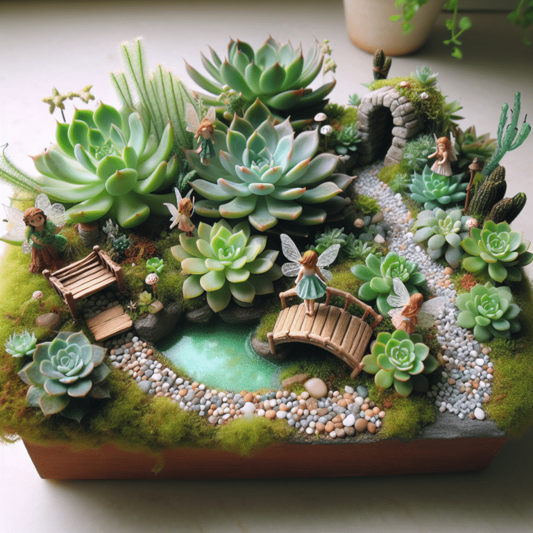 Building a Miniature Succulent Fairy Garden