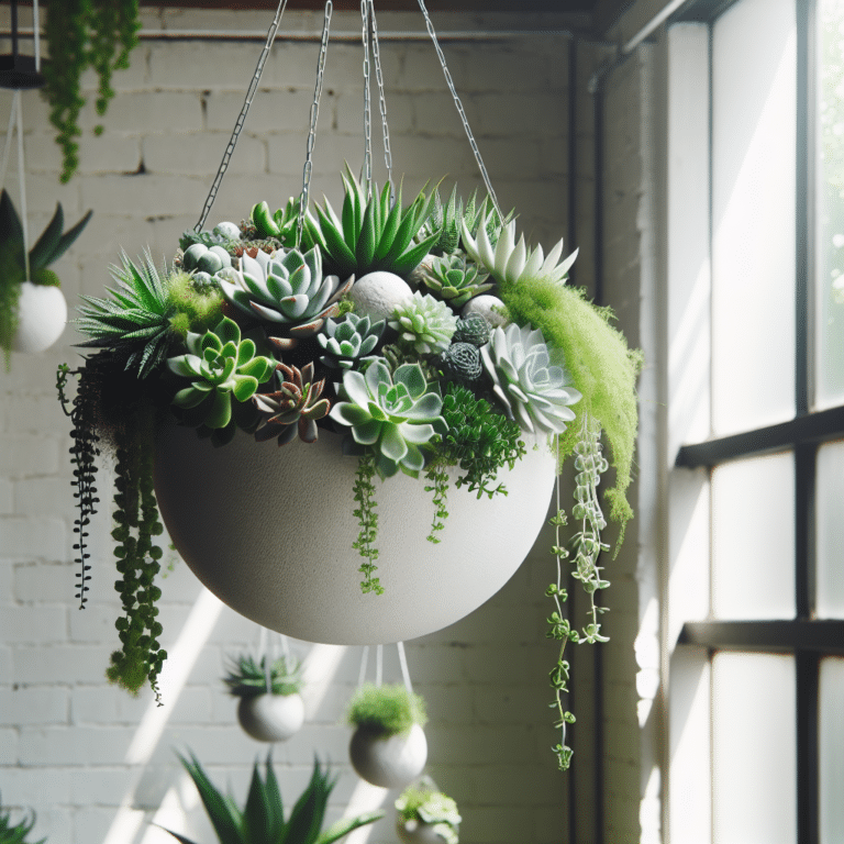 Making a Hanging Succulent Garden the Easy Way