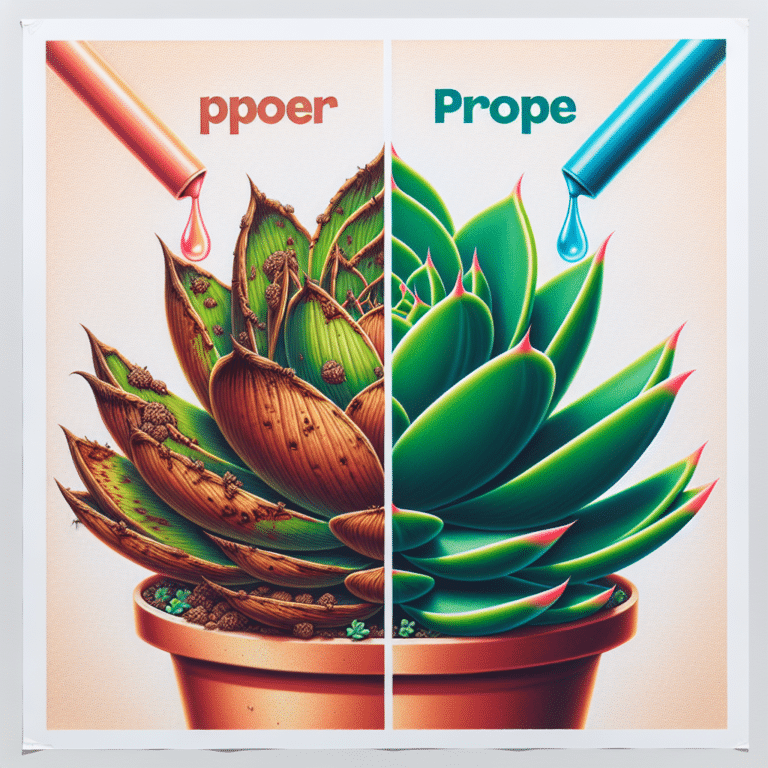 Fixing the Problem of Succulent Leaves Turning Brown