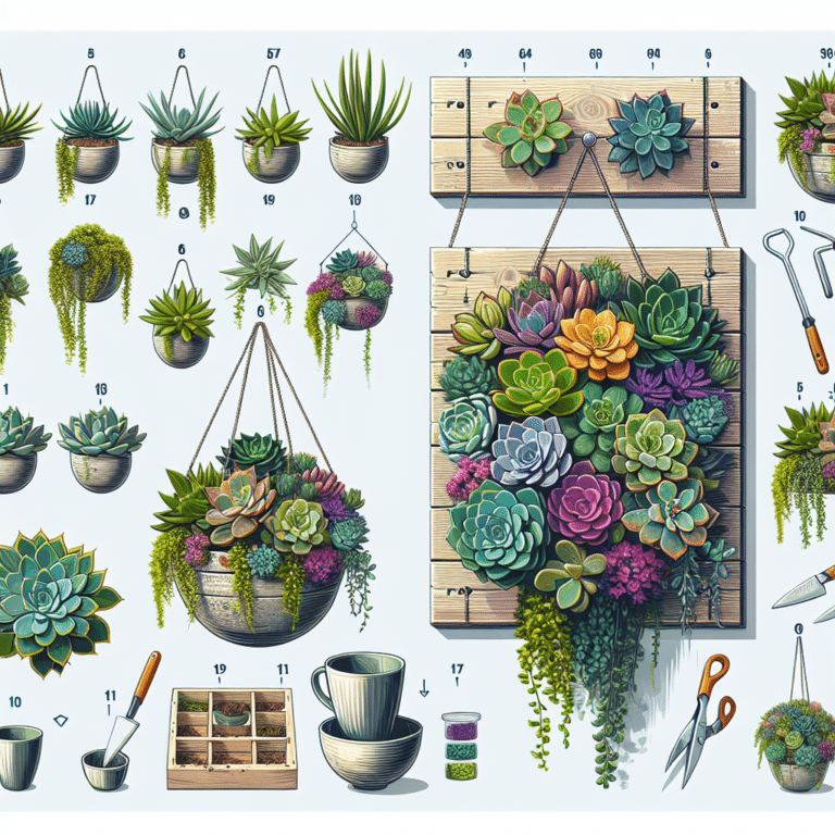How to Make a Hanging Succulent Garden: A Comprehensive DIY Guide