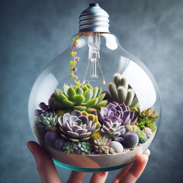 Light Bulb Succulent Terrarium Projects