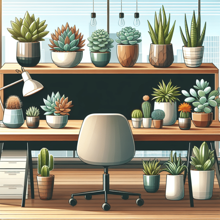 Easy Succulent Types for Office Desks
