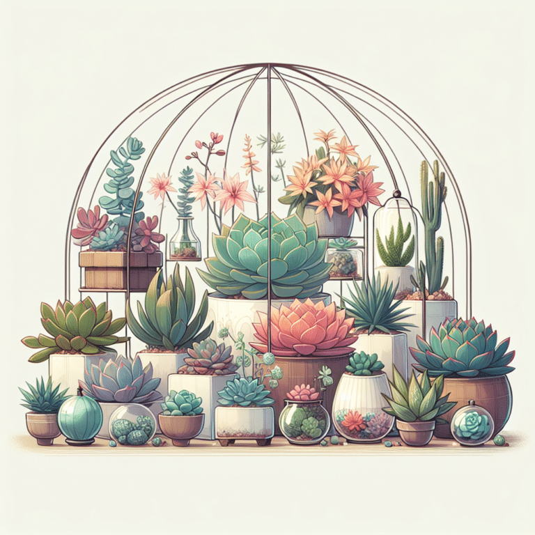 Stunning Succulent Arrangement Ideas Using Different Varieties