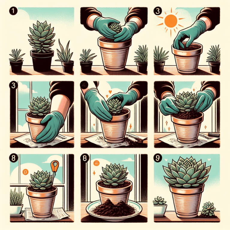 Repotting Indoor Succulents Step by Step
