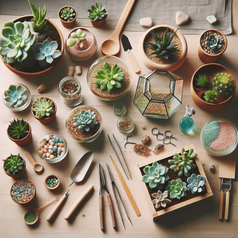 Easy DIY Mini Succulent Terrariums: A Step-by-Step Guide