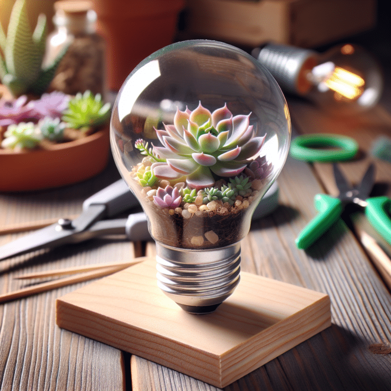 Light Bulb Succulent Terrarium Projects