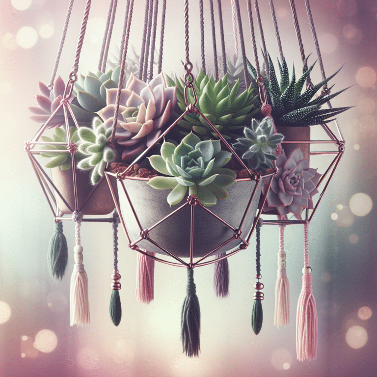 Making a Hanging Succulent Garden the Easy Way